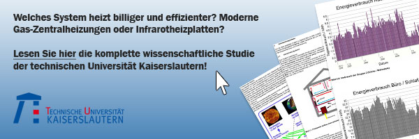 Wissenschaftliche Studie zu Infrarotheizplatten